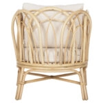 ΠΟΛΥΘΡΟΝΑ ESTOR HM9817 RATTAN ΣΕ ΦΥΣΙΚΟ-ΛΕΥΚΟ ΜΑΞΙΛΑΡΙ 78x75x92Υ εκ.