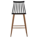 ΣΚΑΜΠΟ ΜΠΑΡ VANESSA ΜΑΥΡΟ ΜΕΣΑΙΟΥ ΥΨΟΥΣ HM9300.02  43x45x97Υεκ.