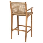 ΣΚΑΜΠΟ ΜΠΑΡ ΜΕ ΜΠΡΑΤΣΑ ΤΕΟ HM9807 ΞΥΛΟ ΤΕΑΚ ΚΑΙ ΣΧΟΙΝΙ ΣΕ ΦΥΣΙΚΟ 52x57x110Yεκ.