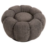 ΣΚΑΜΠΟ ΣΤΡΟΓΓΥΛΟ KRIPP HM9602.01 ΓΚΡΙ ΜΠΟΥΚΛΕ-ΜΑΥΡΗ ΜΕΤΑΛΛΙΚΗ ΒΑΣΗ Φ60x31Υεκ.