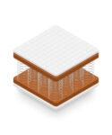 Στρώμα BeComfort Star Baby-70 x 140