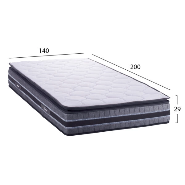 ΣΤΡΩΜΑ DREAMTOPIA FRANKLIN HM657.140 BONNELL SPRING ΜΕ ΑΝΩΣΤΡΩΜΑ 140x200 εκ.