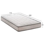 ΣΤΡΩΜΑ DREAMTOPIA ΣΕΙΡΑ ATLAS HM654.110-200 BONNELL SPRING 110x200 εκ.