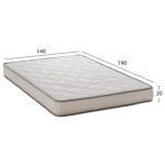 ΣΤΡΩΜΑ DREAMTOPIA ΣΕΙΡΑ RELIEF HM653.140 BONNELL SPRING 140x190 εκ.