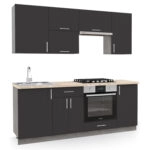 ΣΥΝΘΕΣΗ ΚΟΥΖΙΝΑΣ ΜΕΛΑΜΙΝΗ ΛΕΥΚΗ ΠΑΓΚΟΣ ΜΕ ΟΨΗ ΜΠΕΖ ΜΑΡΜΑΡΟ 200x47x84,8Υεκ.HM2470.01