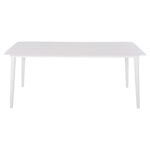 ΤΡΑΠΕΖΙ ΑΛΟΥΜΙΝΙΟΥ ΟΡΘΟΓΩΝΙΟ JEROM HM6058.01 ΛΕΥΚΟ 180X90X74Υεκ.