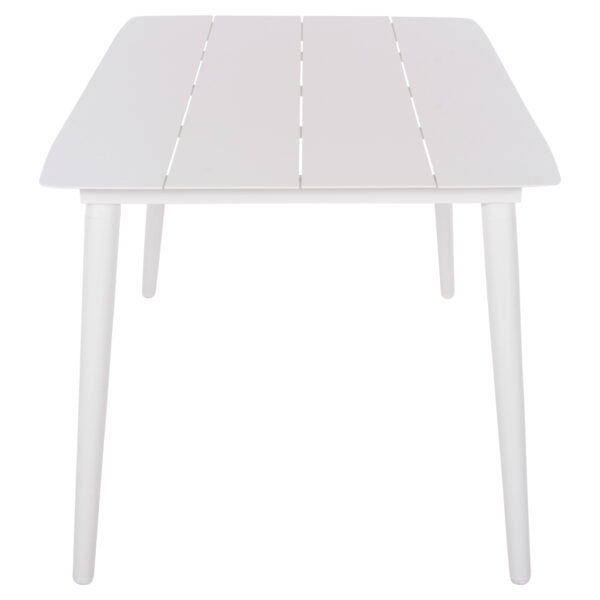 ΤΡΑΠΕΖΙ ΑΛΟΥΜΙΝΙΟΥ ΟΡΘΟΓΩΝΙΟ JEROM HM6058.01 ΛΕΥΚΟ 180X90X74Υεκ.