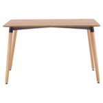 ΤΡΑΠΕΖΙ MINIMAL HM008.04 ΦΥΣΙΚΟ ΞΥΛΙΝΑ ΠΟΔΙΑ ΟΞΙΑ 120Χ80X73Υ εκ.