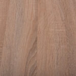 ΤΡΑΠΕΖΙ ADELAIDE ΜΕ ΜDF ΕΠΙΦΑΝΕΙΑ SONAMA & ΜΕΤΑΛΛΙΚΑ ΠΟΔΙΑ HM8743.01 Φ80Χ75 εκ.