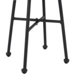 ΤΡΑΠΕΖΙ ΜΕΤΑΛΛΙΚΟ SPENCER HM5716 ΜΕ WICKER ΜΠΕΖ Φ48,5x51 εκ.