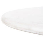 ΤΡΑΠΕΖΙ ΣΑΛΟΝΙΟΥ ΟΒΑΛ PURGER HM9716 ΜΑΣΙΦ MANGO-ΛΕΥΚΟ ΜΑΡΜΑΡΟ 120x70x38Υεκ.