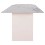 ΤΡΑΠΕΖΙ ΤΡΑΠΕΖΑΡΙΑΣ CERAMUS HM9772.01 12mmΚΕΡΑΜΙΚΟ TOP ΛΕΥΚΟ ΜΑΡΜΑΡΟ-MDF ΛΕΥΚΟ 180x90x76Υεκ.