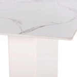 ΤΡΑΠΕΖΙ ΤΡΑΠΕΖΑΡΙΑΣ CERAMUS HM9772.01 12mmΚΕΡΑΜΙΚΟ TOP ΛΕΥΚΟ ΜΑΡΜΑΡΟ-MDF ΛΕΥΚΟ 180x90x76Υεκ.