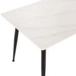 ΤΡΑΠΕΖΙ ΤΡΑΠΕΖΑΡΙΑΣ SINTERED STONE HM8588.02 WHITE MARBLE 160x90x76Y εκ.