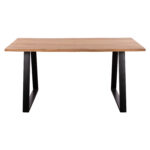 ΤΡΑΠΕΖΙ ΤΡΑΠΕΖΑΡΙΑΣ SOFIA SLIM HM8500.11 ΜΑΣΙΦ ΞΥΛΟ ΑΚΑΚΙΑΣ 160x90x76Υ εκ.