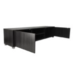 Έπιπλο τηλεόρασης Darion  μελαμίνης zebrano 180x40x41εκ.