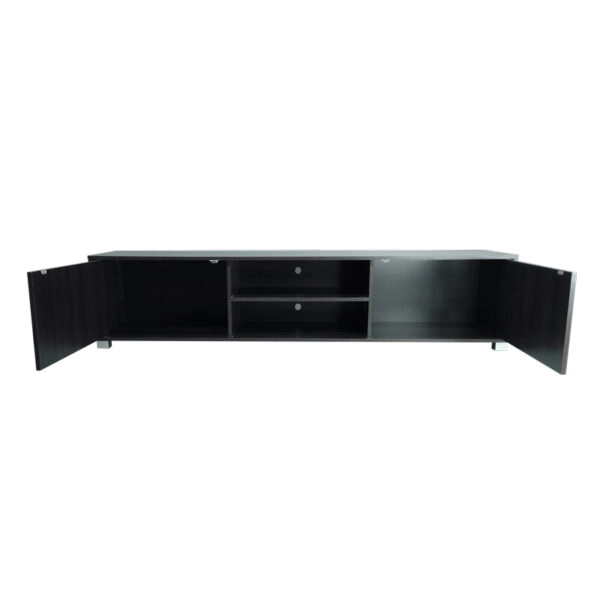 Έπιπλο τηλεόρασης Darion  μελαμίνης zebrano 180x40x41εκ.