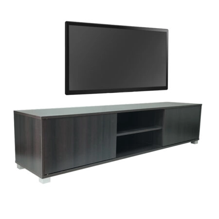 Έπιπλο τηλεόρασης Darion  μελαμίνης zebrano 180x40x41εκ.
