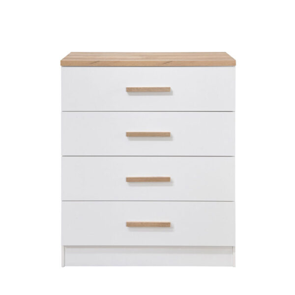 PRACTICO ΚΟΜΟΤΑ 4ΣΥΡΤΑΡΙΑ ΦΥΣΙΚΟ ΛΕΥΚΟ 80x40xH99cm