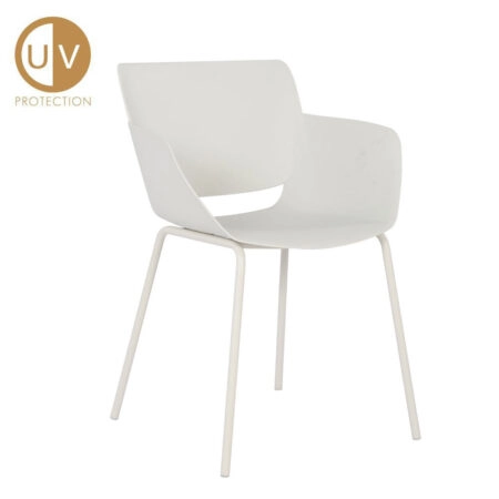 SEDIA ΚΑΡΕΚΛΑ OFF WHITE 58x52xH79