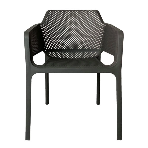 HAWAI ΚΑΡΕΚΛΑ ΑΝΘΡΑΚΙ 59x59x80cm