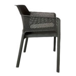 HAWAI ΚΑΡΕΚΛΑ ΑΝΘΡΑΚΙ 59x59x80cm