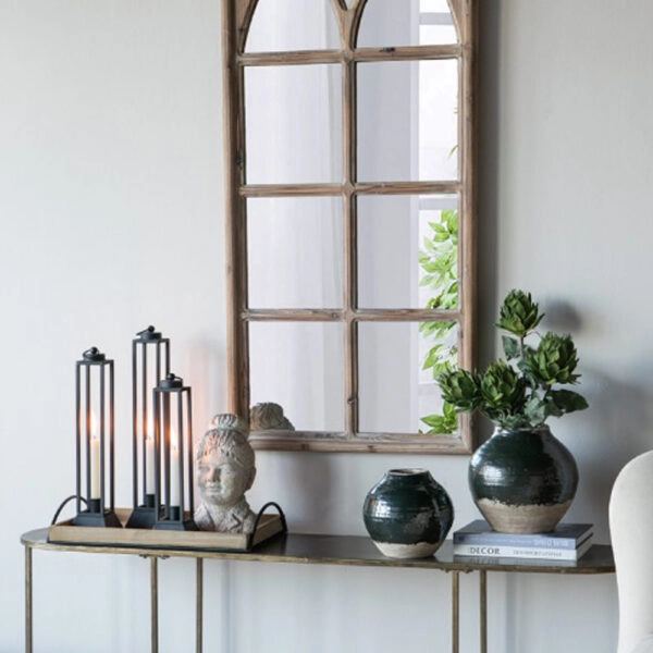 Artekko Antique Πράσινο Βάζο από Τερακότα (25x25x24)cm