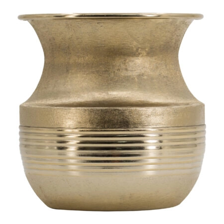 Artekko Trophy Χρυσό Μεταλλικό Διακοσμητικό Δοχείο Κασπώ (21.5x21.5x22.5)cm