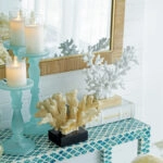 Artekko Coral Μπεζ Διακοσμητικό Κοράλλι Ρητίνης σε Βάση (28x18x22)cm