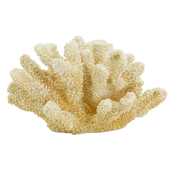 Artekko Coral Μπεζ Διακοσμητικό Κοράλλι Ρητίνης (22x17x14)cm