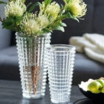 Artekko Glassy Γυάλινο Διάφανο Βάζο (12.5x12.5x22.5)cm