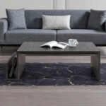 Τραπεζάκι σαλονιού Regnar  χρώμα rebab 100,6x55x31,8εκ.