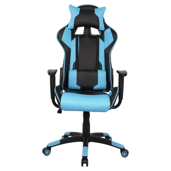 ΠΟΛΥΘΡΟΝΑ GAMING DARIUS HM1072.08 ΜΑΥΡΗ-ΣΙΕΛ 66,5x70x(122-129) cm