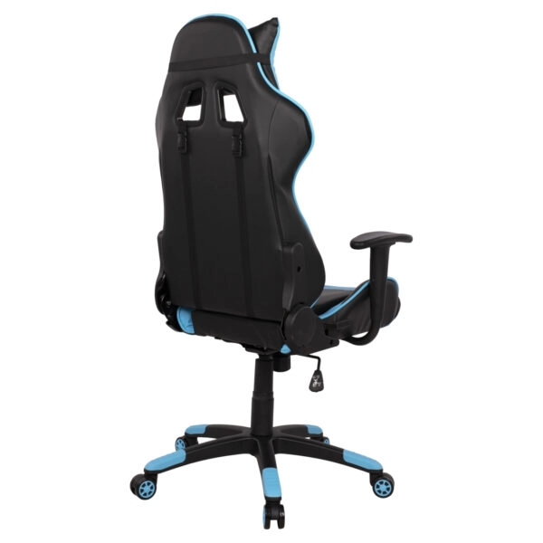 ΠΟΛΥΘΡΟΝΑ GAMING DARIUS HM1072.08 ΜΑΥΡΗ-ΣΙΕΛ 66,5x70x(122-129) cm