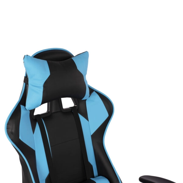 ΠΟΛΥΘΡΟΝΑ GAMING DARIUS HM1072.08 ΜΑΥΡΗ-ΣΙΕΛ 66,5x70x(122-129) cm