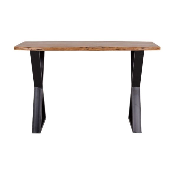 TRIBE ΚΟΝΣΟΛΑ ΚΑΡΥΔΙ ΜΑΥΡΟ 120x40xH76cm