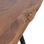 TRIBE ΚΟΝΣΟΛΑ ΚΑΡΥΔΙ ΜΑΥΡΟ 120x40xH76cm
