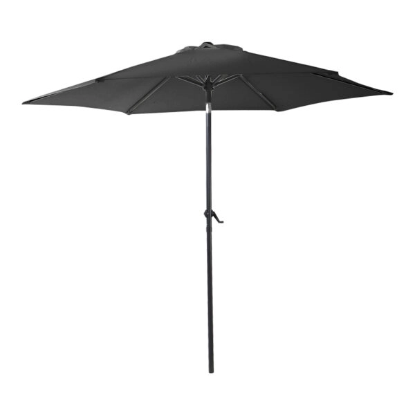 Ομπρέλα επαγγελματική Frow pakoworld μέταλλο-αλουμίνο σε ανθρακί απόχρωση Φ3m