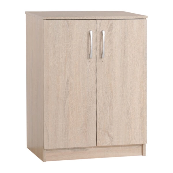 Παπουτσοθήκη-ντουλάπι Shordo μελαμίνη σε φυσικό χρώμα 60x40.5x80εκ