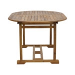 Τραπέζι Sopho  επεκτεινόμενο φυσικό ξύλο ακακίας 200/150x100x75εκ