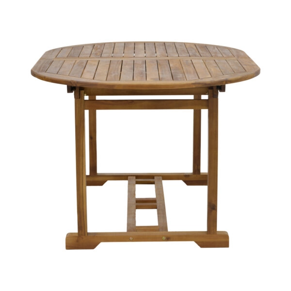 Τραπέζι Sopho  επεκτεινόμενο φυσικό ξύλο ακακίας 200/150x100x75εκ