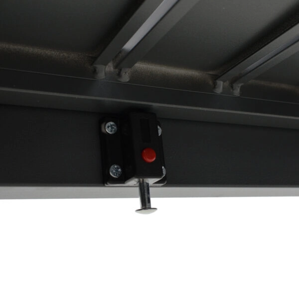 Τραπέζι επεκτεινόμενο Lafla αλουμινίου ανθρακί 160-240x90x75εκ