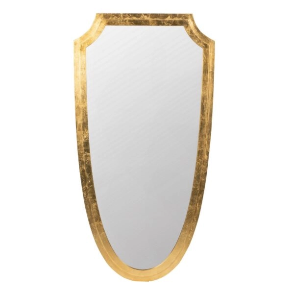 Artekko Mirror Χρυσός Μεταλλικός Καθρέπτης Τοίχου (61x2.5x116.8)cm