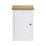 VILLAGE ΚΟΜΟΔΙΝΟ ΛΕΥΚΟ ΦΥΣΙΚΟ 43x37xH67cm