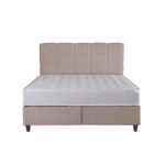 DEAL SET ΚΡΕΒΑΤΙ ΜΕ ΑΠΟΘΗΚ. ΧΩΡΟ ΚΑΙ ΣΤΡΩΜΑ BEIGE 14-753 210x162xH120cm