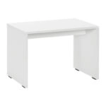 Τραπεζάκι σαλονιού - γραφείου Rio χρώμα λευκό 60x40x43εκ.