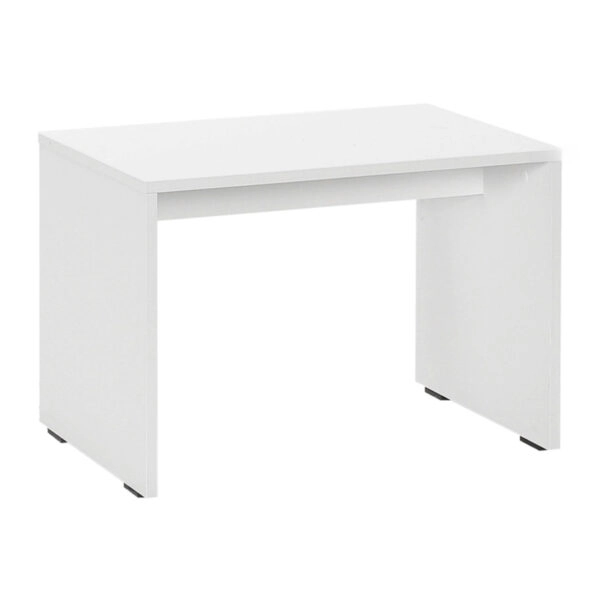 Τραπεζάκι σαλονιού - γραφείου Rio χρώμα λευκό 60x40x43εκ.