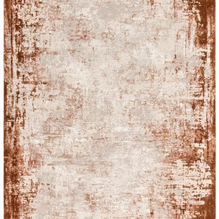 ΧΑΛΙ ASIATIC LONDON KUZA BORDER TERRACOTTA - 200cm x 290cm