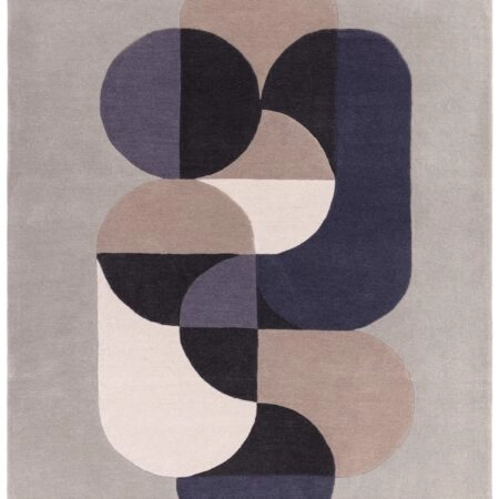 ΧΑΛΙ ASIATIC LONDON MATRIX 92 STATEMENT LIGHT GREY - 200cm x 300cm