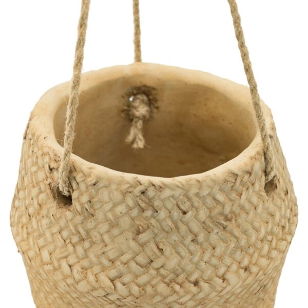 Artekko Knitt Κασπώ Κρεμαστό Τσιμεντένιο Μπεζ (16x16x13)cm